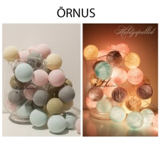 -50% HALDJAPALLID  50-palliga,ringjas led kaabel ÕRNUS