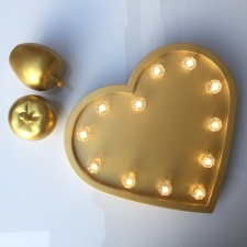 Led lamp "Süda", 30cm