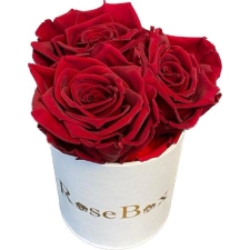 3-punase roosiga valge karp