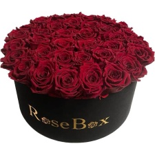 -25% 35-punase roosiga must sametkarp