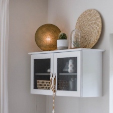 Laua-/põrandalamp pruun, läbimõõt 25cm