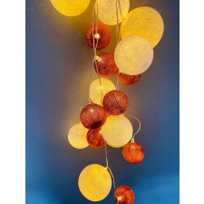 -50% Haldjapallid 20-ne, ringjas vooluga led kaabel " Glamuurne sära"